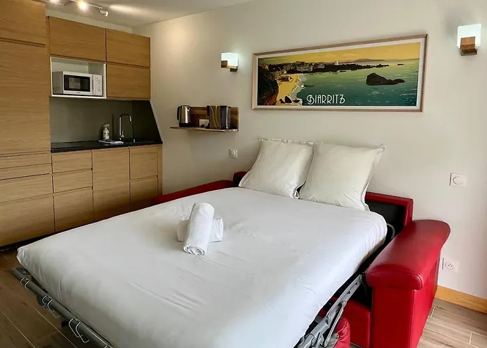 Apartman 25m2 Grande Plage, Hypercentre, Balcon Biarritz